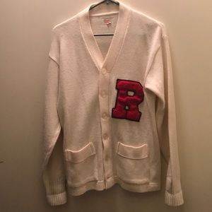 Vintage men’s letterman cardigan